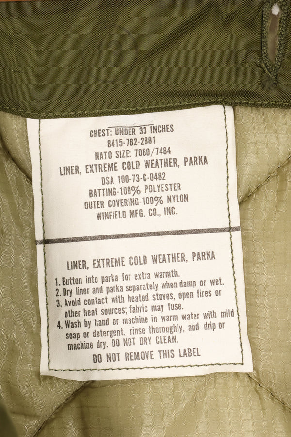 1973 Contract &amp; 1983 Contract Hood M-R M65 Field Hoodie Fishtail Hoodie, almost unused.