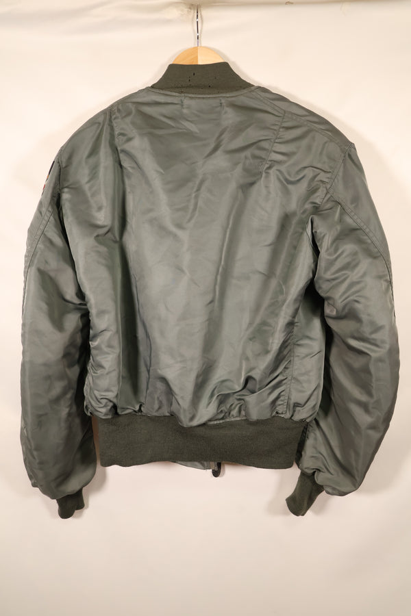 Early 1950s, Size 38, U.S. Air Force (USAF) B-15D Flight Jacket, Modified, Used