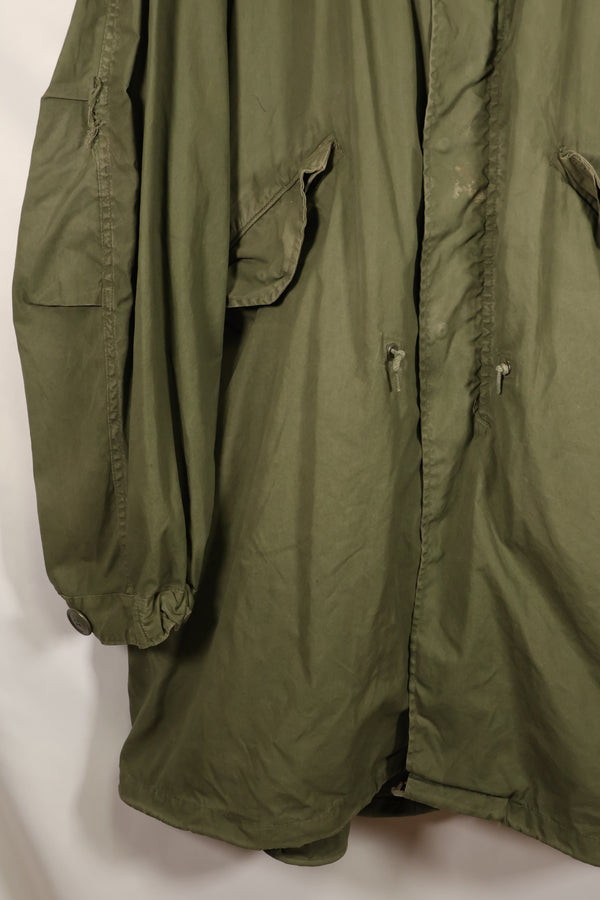 1982 Contract LARGE M65 Field Parka Fishtail Parka, used, shell only.