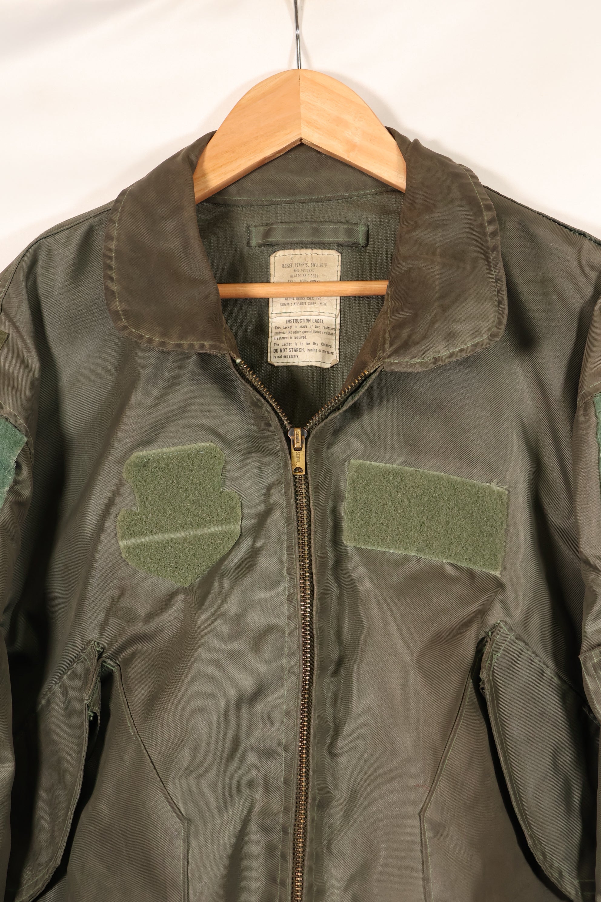 1988 Contract LARGE USAF CWU-36P Flight Jacket Light Zone Used