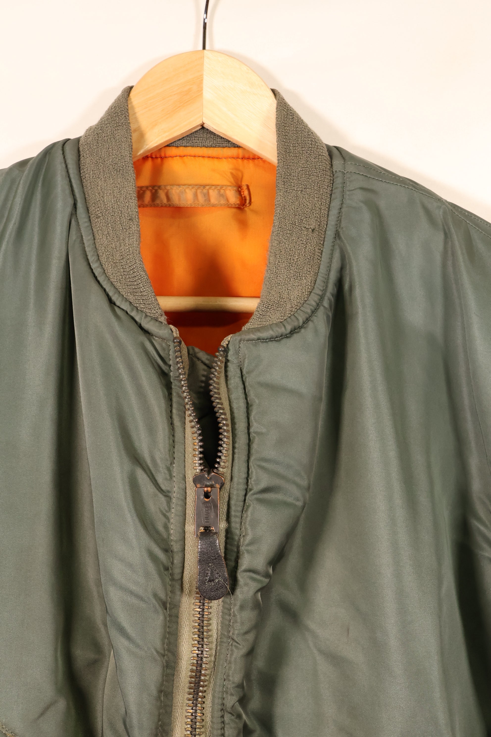 1968 Contract, LARGE, U.S. Air Force (USAF), MA-1 Flight Jacket, Mid-Period Model, Used