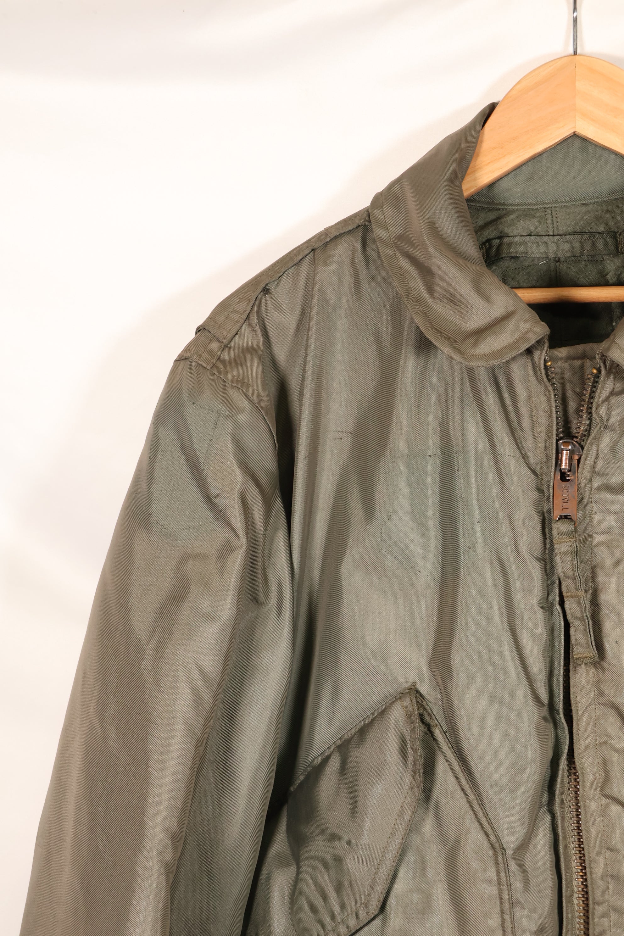 Circa late 1970s Estimated MEDIUM US Navy CWU-45P Flight Jacket Intermediates Used