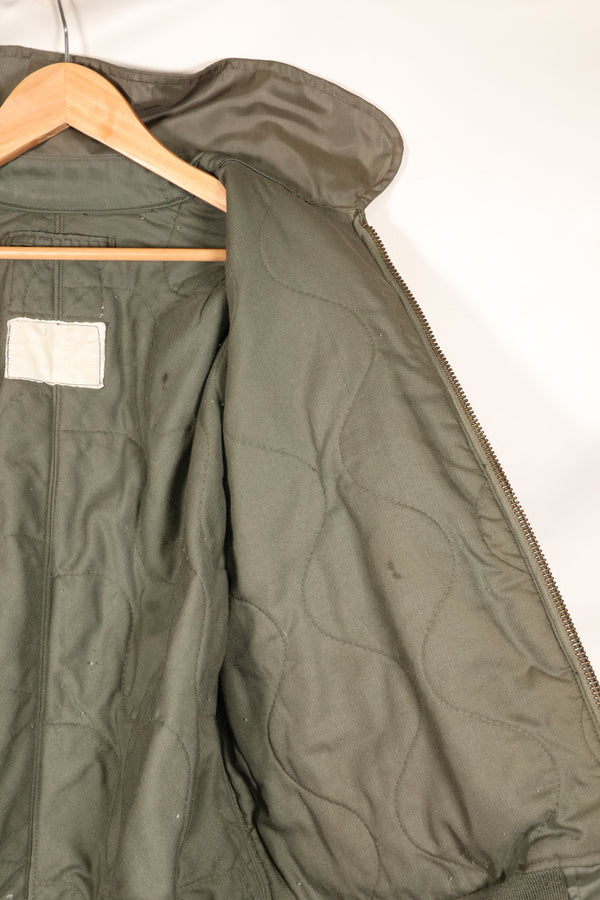 Circa late 1970s Estimated MEDIUM US Navy CWU-45P Flight Jacket Intermediates Used