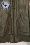 1980 Contract LARGE USS ENTERPRISE UWC-45P Flight Jacket Personalized Custom Used