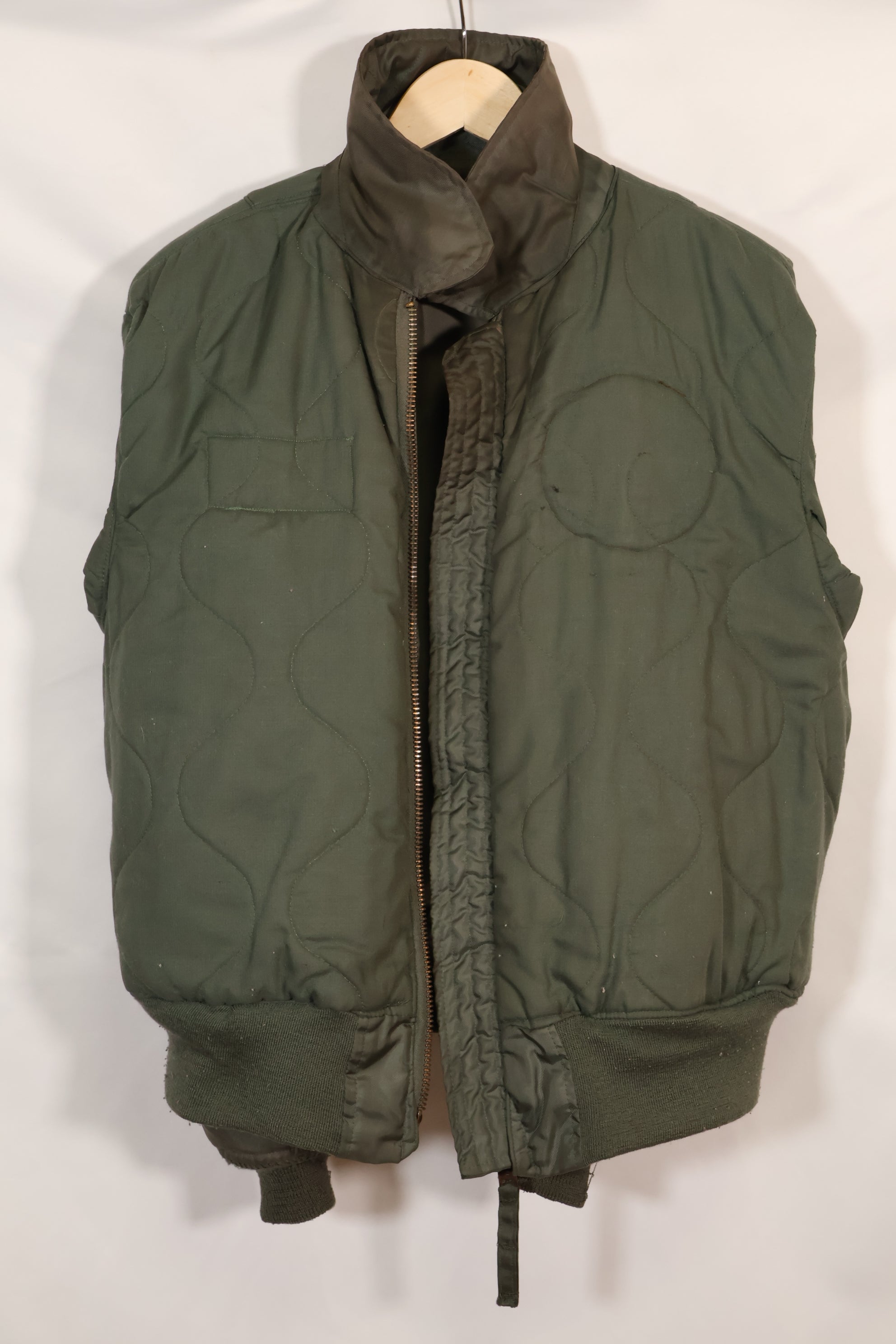 1980 Contract LARGE USS ENTERPRISE UWC-45P Flight Jacket Personalized Custom Used