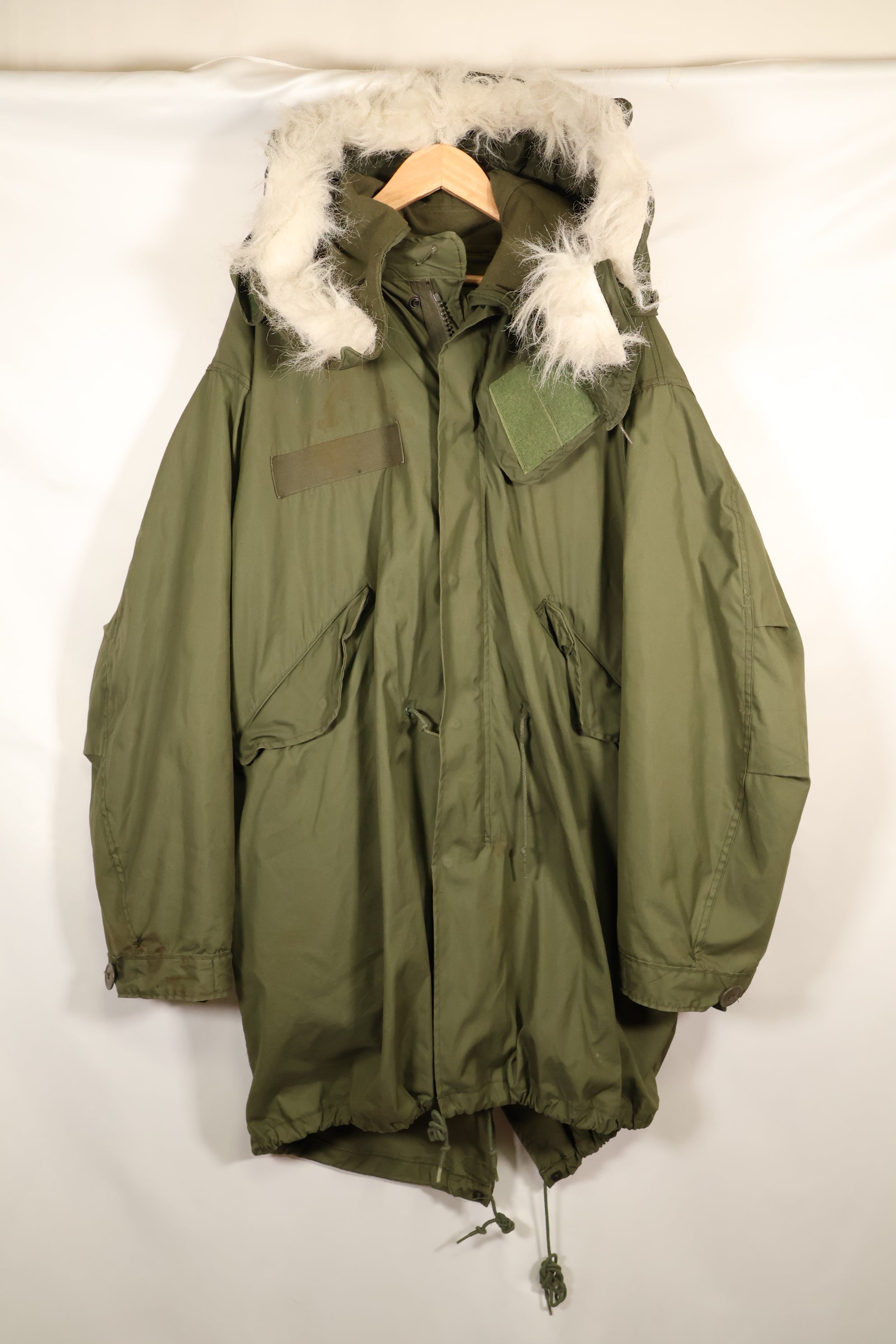 Multiple age lot SMALL M65 field parka fishtail parka, used in good condition, C