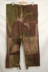 Real British Army SAS Trousers WINDPROOF Camouflage Pants Size Tag 1 Used D