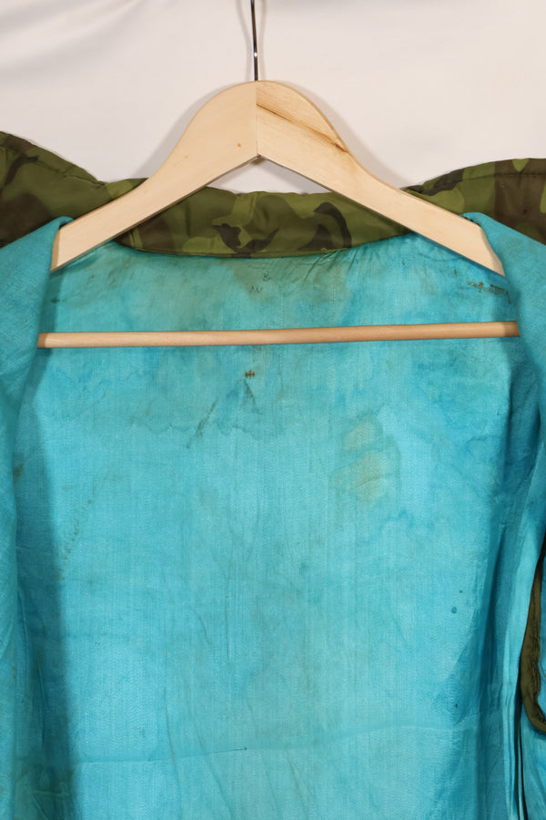 1970-71 large size Vietnam War camouflage poncho tour jacket DA NANG used