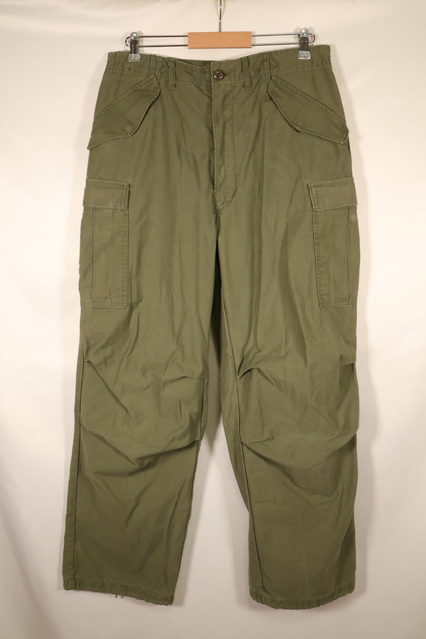 1978 Contract, M-L, U.S. Military, M65 Field Pants, Slightly Faded, Used