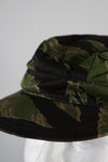 Real Okinawa Tiger Tiger Stripe CIDG Patrol Cap Long Neck Flap Used