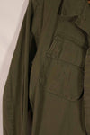 Real 1970 4th Model Jungle Fatigue Jacket M-R Sleeve stains, used.