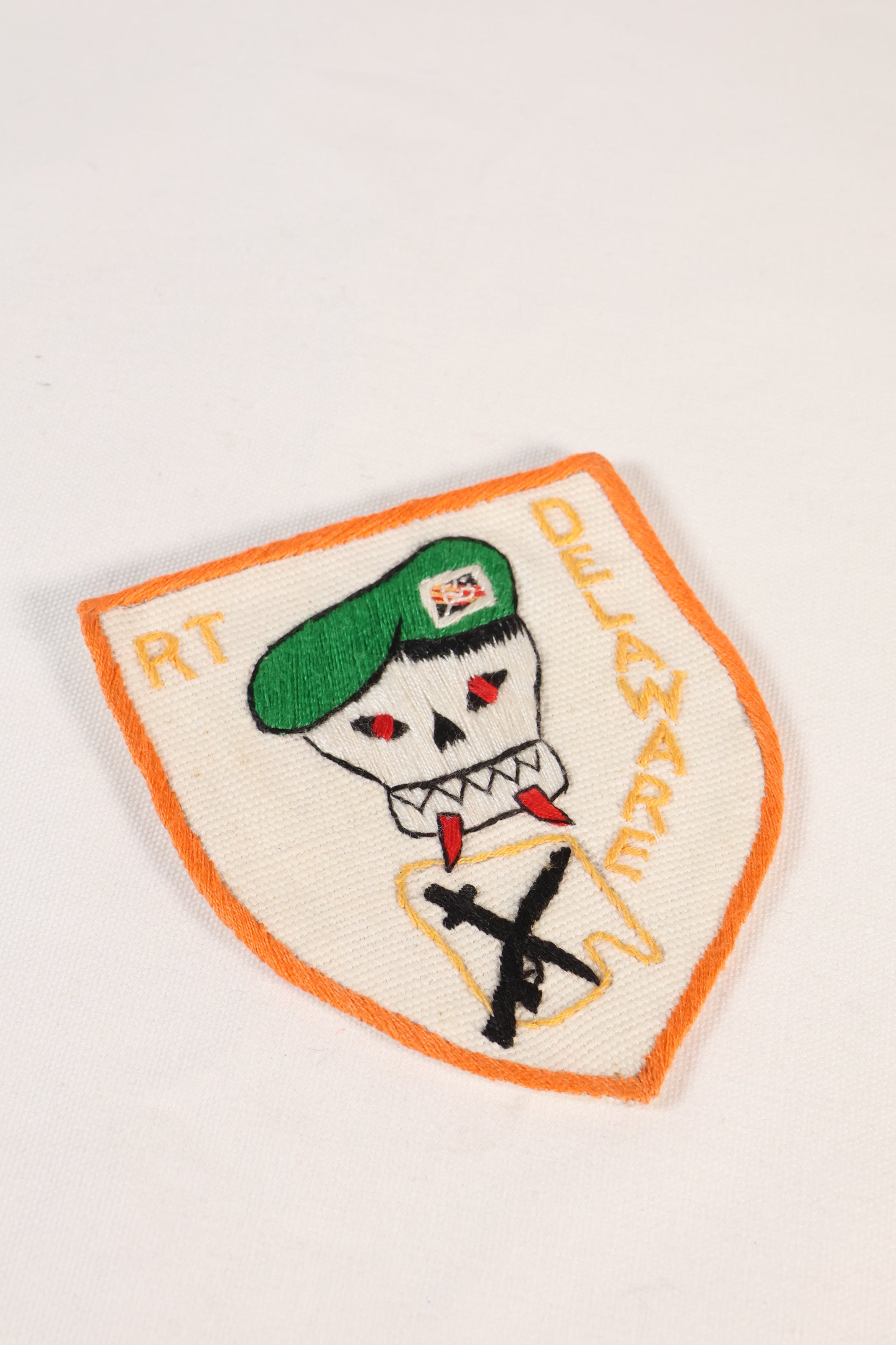 Macv Sog Rtpatch Circa 1969-1970 2nd Generation MACV SOG RT DELAWARE Recon Team Patch