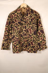Early 1960s, Grade A-M, CIDG, Beogam Camouflage, Aisan Cut, Shirt, Locally Made, Frog Skin Camouflage, Used