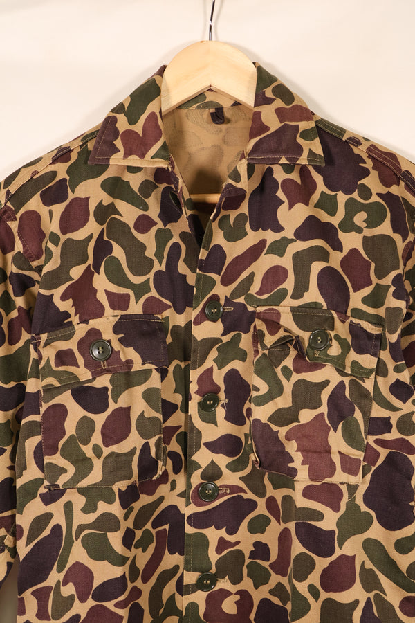 Early 1960s, Grade A-M, CIDG, Beogam Camouflage, Aisan Cut, Shirt, Locally Made, Frog Skin Camouflage, Used