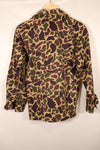 Early 1960s, Grade A-M, CIDG, Beogam Camouflage, Aisan Cut, Shirt, Locally Made, Frog Skin Camouflage, Used