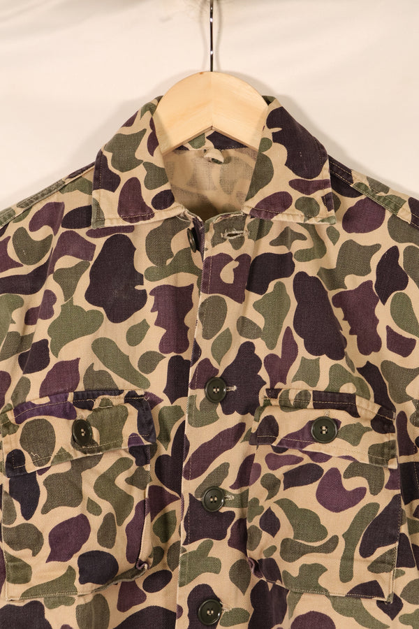 Early 1960s, A-M Equivalent, CIDG, Beogam Camouflage, Asian Cut, Shirt, Locally Made, Frog Skin Camouflage, Used