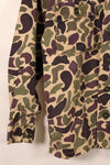 Early 1960s, A-M Equivalent, CIDG, Beogam Camouflage, Asian Cut, Shirt, Locally Made, Frog Skin Camouflage, Used