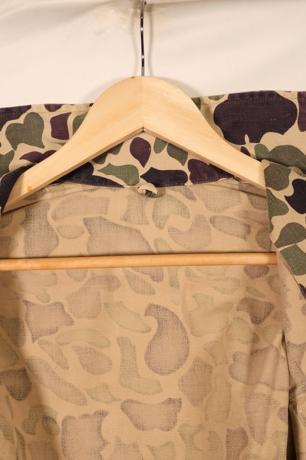 Early 1960s, A-M Equivalent, CIDG, Beogam Camouflage, Asian Cut, Shirt, Locally Made, Frog Skin Camouflage, Used