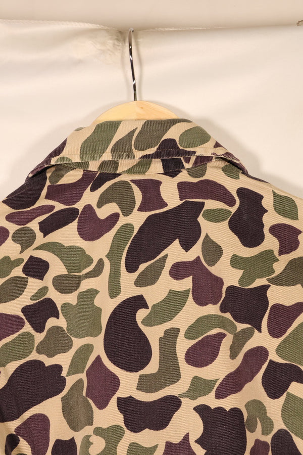 Early 1960s, A-M Equivalent, CIDG, Beogam Camouflage, Asian Cut, Shirt, Locally Made, Frog Skin Camouflage, Used