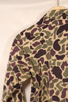 Early 1960s, A-M Equivalent, CIDG, Beogam Camouflage, Asian Cut, Shirt, Locally Made, Frog Skin Camouflage, Used