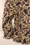 Early 1960s, A-M Equivalent, CIDG, Beogam Camouflage, Asian Cut, Shirt, Locally Made, Frog Skin Camouflage, Used