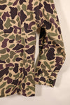 Early 1960s, A-M Equivalent, CIDG, Beogam Camouflage, Asian Cut, Shirt, Locally Made, Frog Skin Camouflage, Used