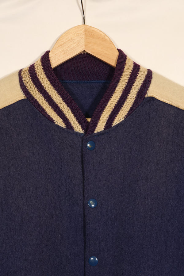 Estimated late 1940s-50s US Army pilot's personal stadium jacket, used, Erding Air Force Base.