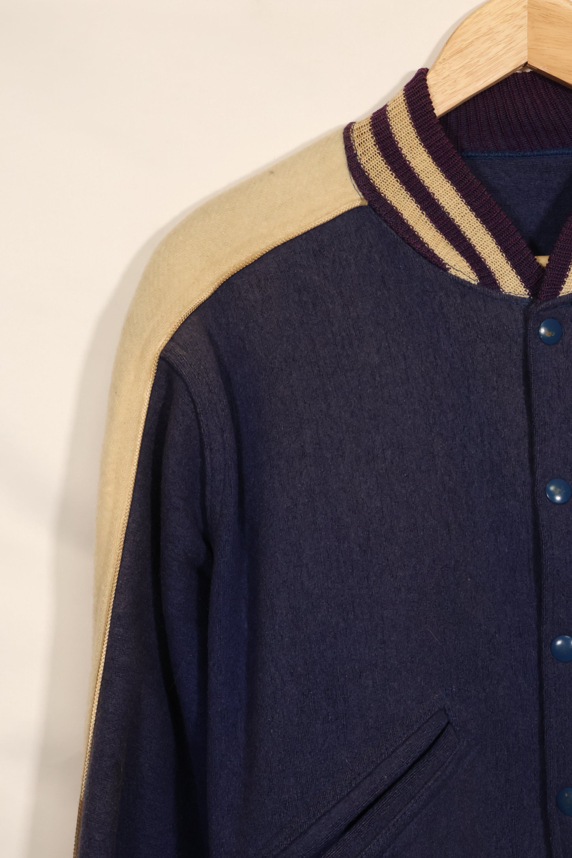 Estimated late 1940s-50s US Army pilot's personal stadium jacket, used, Erding Air Force Base.