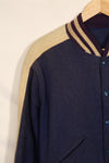 Estimated late 1940s-50s US Army pilot's personal stadium jacket, used, Erding Air Force Base.