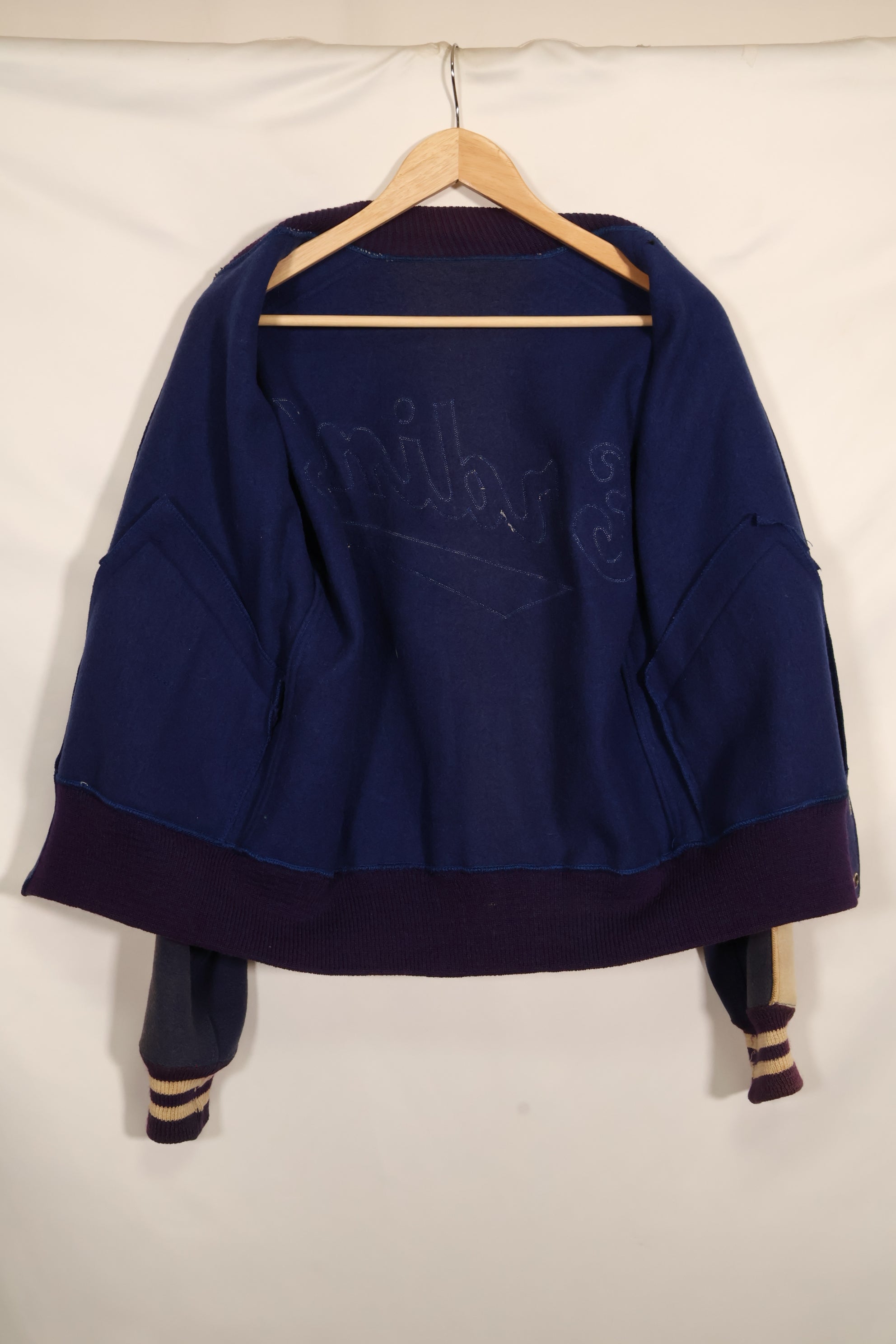 Estimated late 1940s-50s US Army pilot's personal stadium jacket, used, Erding Air Force Base.