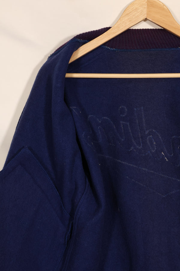 Estimated late 1940s-50s US Army pilot's personal stadium jacket, used, Erding Air Force Base.