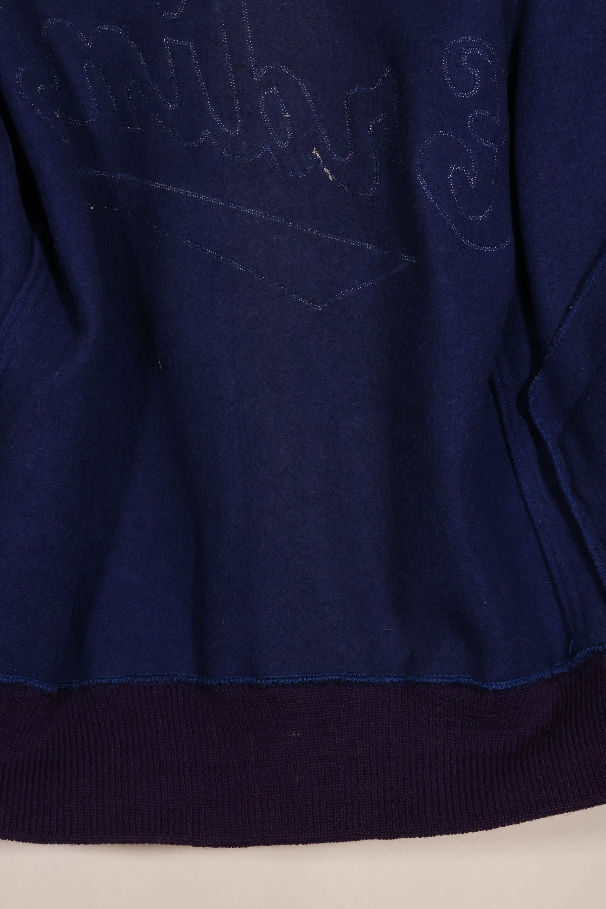 Estimated late 1940s-50s US Army pilot's personal stadium jacket, used, Erding Air Force Base.