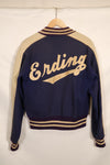 Estimated late 1940s-50s US Army pilot's personal stadium jacket, used, Erding Air Force Base.