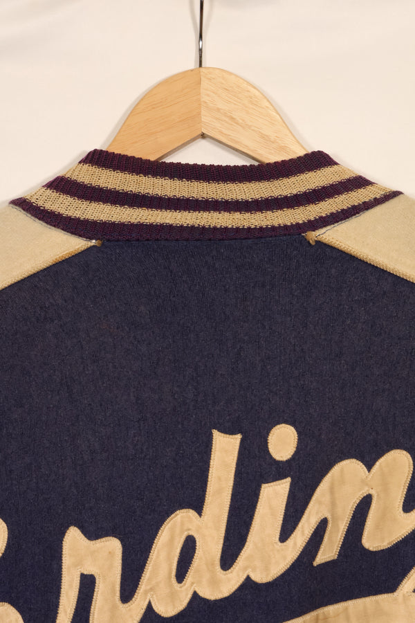 Estimated late 1940s-50s US Army pilot's personal stadium jacket, used, Erding Air Force Base.