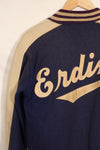 Estimated late 1940s-50s US Army pilot's personal stadium jacket, used, Erding Air Force Base.