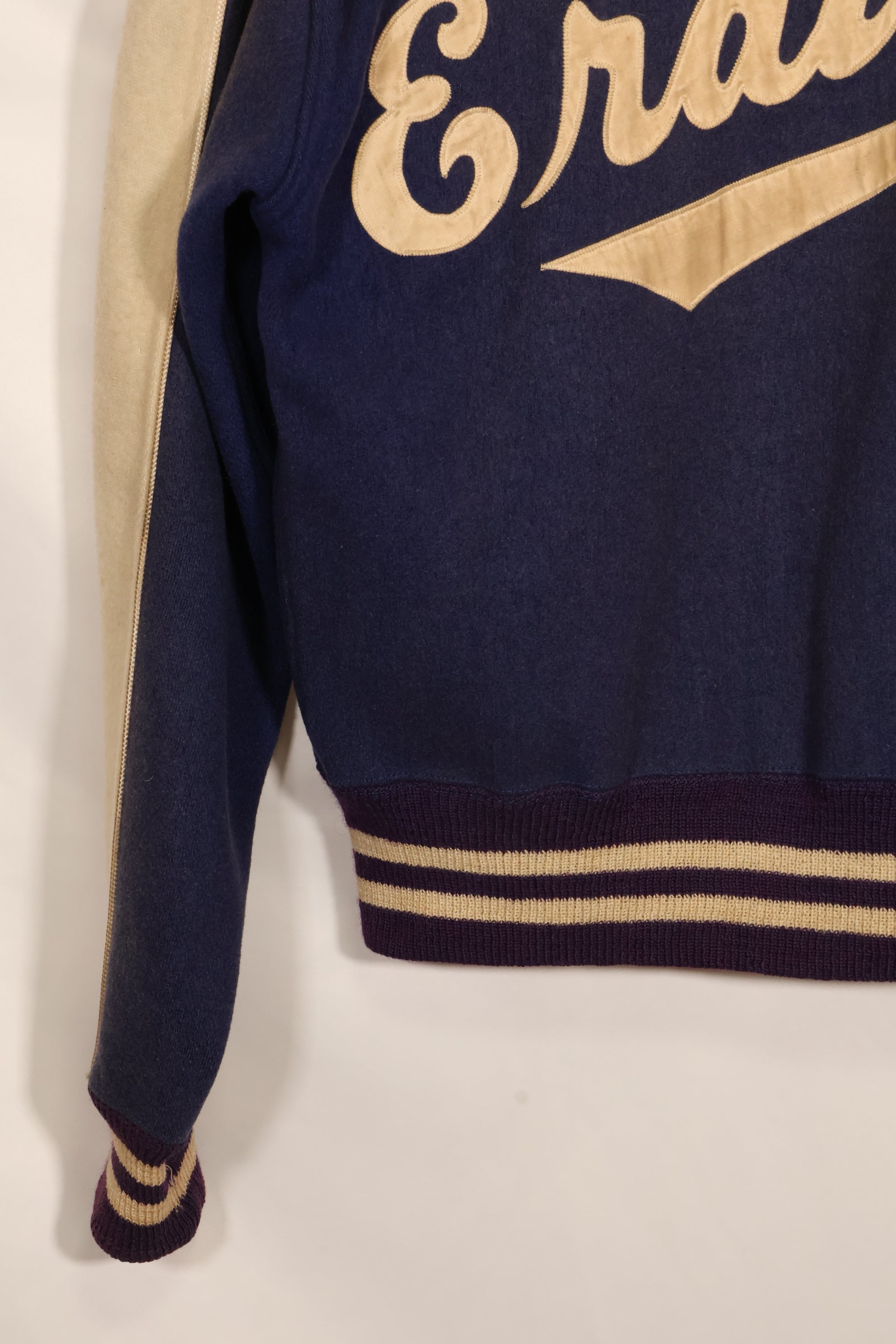 Estimated late 1940s-50s US Army pilot's personal stadium jacket, used, Erding Air Force Base.