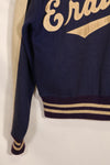 Estimated late 1940s-50s US Army pilot's personal stadium jacket, used, Erding Air Force Base.