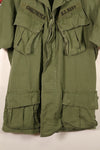 1968 Contract, M-R, 4th Model Jungle Fatigue Jacket, USN, Short-Sleeve Custom, Used