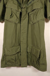 1969 Contract, S-L, Taylor Markings, 4th Model Jungle Fatigue Jacket, USAF, Short-Sleeve Custom, Used