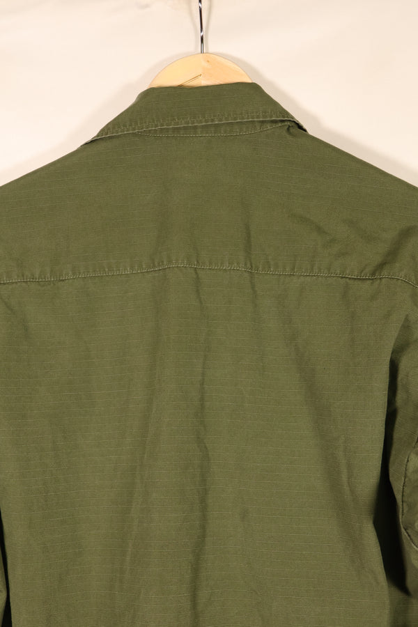 1969 Contract, S-L, Taylor Markings, 4th Model Jungle Fatigue Jacket, USAF, Short-Sleeve Custom, Used