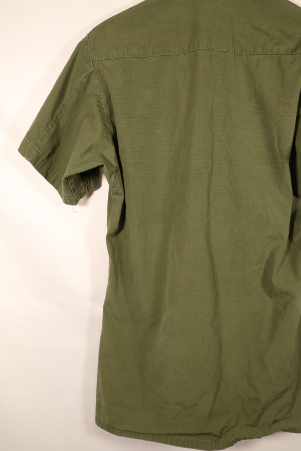 1969 Contract, S-L, Taylor Markings, 4th Model Jungle Fatigue Jacket, USAF, Short-Sleeve Custom, Used
