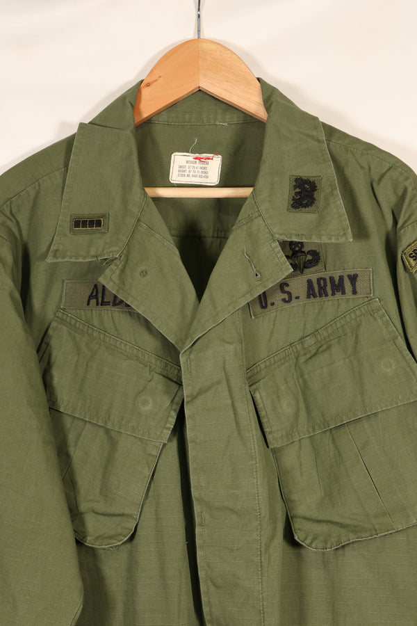 1968 Contract M-R 1980's Green Beret 4th Model Jungle Fatigue Jacket Used