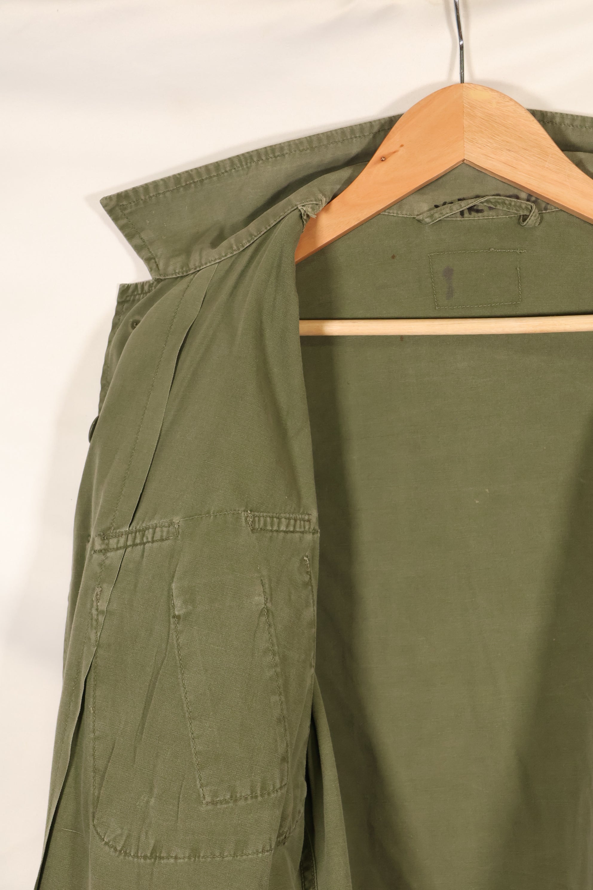 Early 1960's Estimated S-S Japanese 2nd Model Jungle Fatigue Jacket FEC Contract Individual Used
