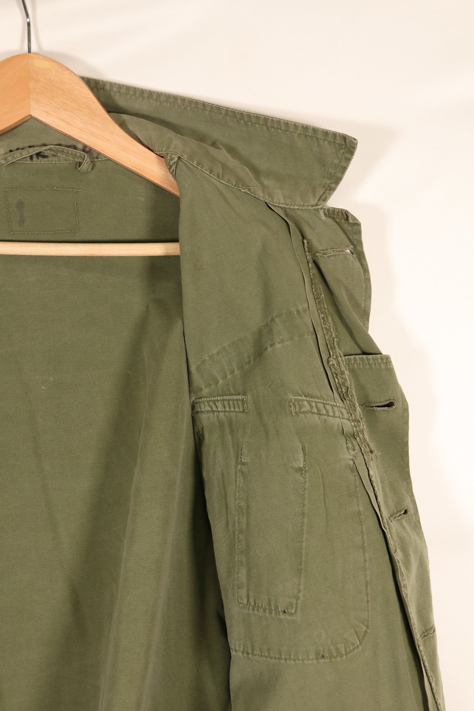 Early 1960's Estimated S-S Japanese 2nd Model Jungle Fatigue Jacket FEC Contract Individual Used