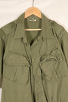 Circa 1965 M-S FEC Contract Made in Japan 2nd Model Jungle Fatigue Jacket Short Sleeve Custom Used