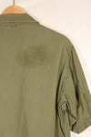 Circa 1965 M-S FEC Contract Made in Japan 2nd Model Jungle Fatigue Jacket Short Sleeve Custom Used