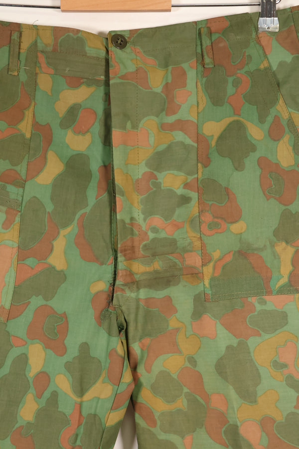 1960's Privately Sourced U.S. Marine Corps Frogskin Poncho Shirt and Pants Set Made in South Vietnam