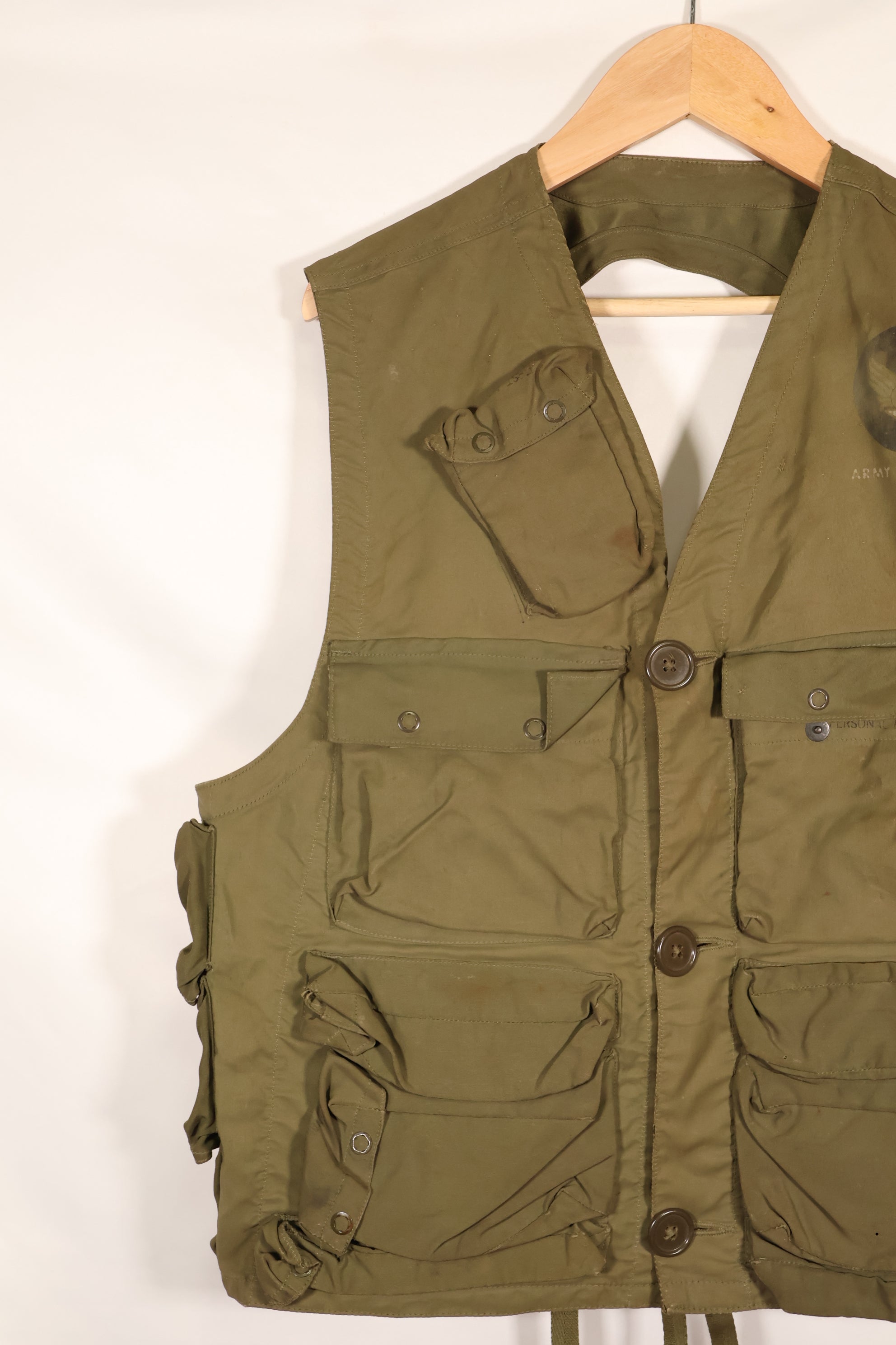1940's U.S. Army Air Corps USAAF C-1 Survival Vest, beautiful, used.