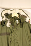 1983 Contract, MEDIUM, U.S. Military, M65 Field Parka, Set with Liner, Good Condition, Used