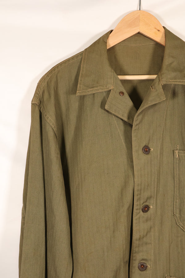 1940s USMC US Marine Corps P-41 HBT Utility Jacket in good used condition